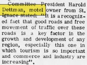 Dettmans Motel - Aug 1966 Article (newer photo)